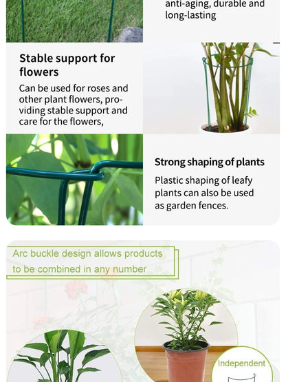 6pcs Tall Plant Support Stakes