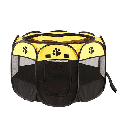Cats and Dogs Delivery Room | Foldable Octagonal Pet Playpen Tent