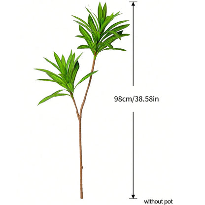 Large Artificial Tropical Plants Fake Green Leaves
