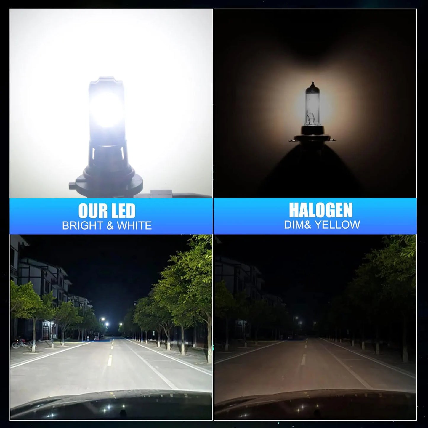 Headlight Bulb Car Auto Diode Lam