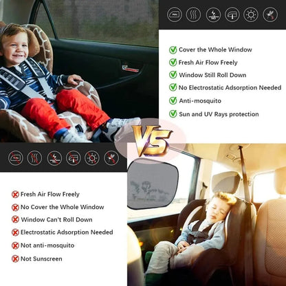 Car Sunshade Curtains Universal Side Window Shades