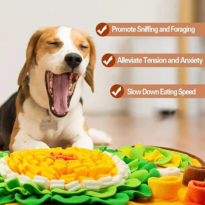 Pet Dog Interactive Slow Food Mat Training Educational Toys