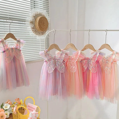 New Colorful Chiffon Baby Girl Princess Dress