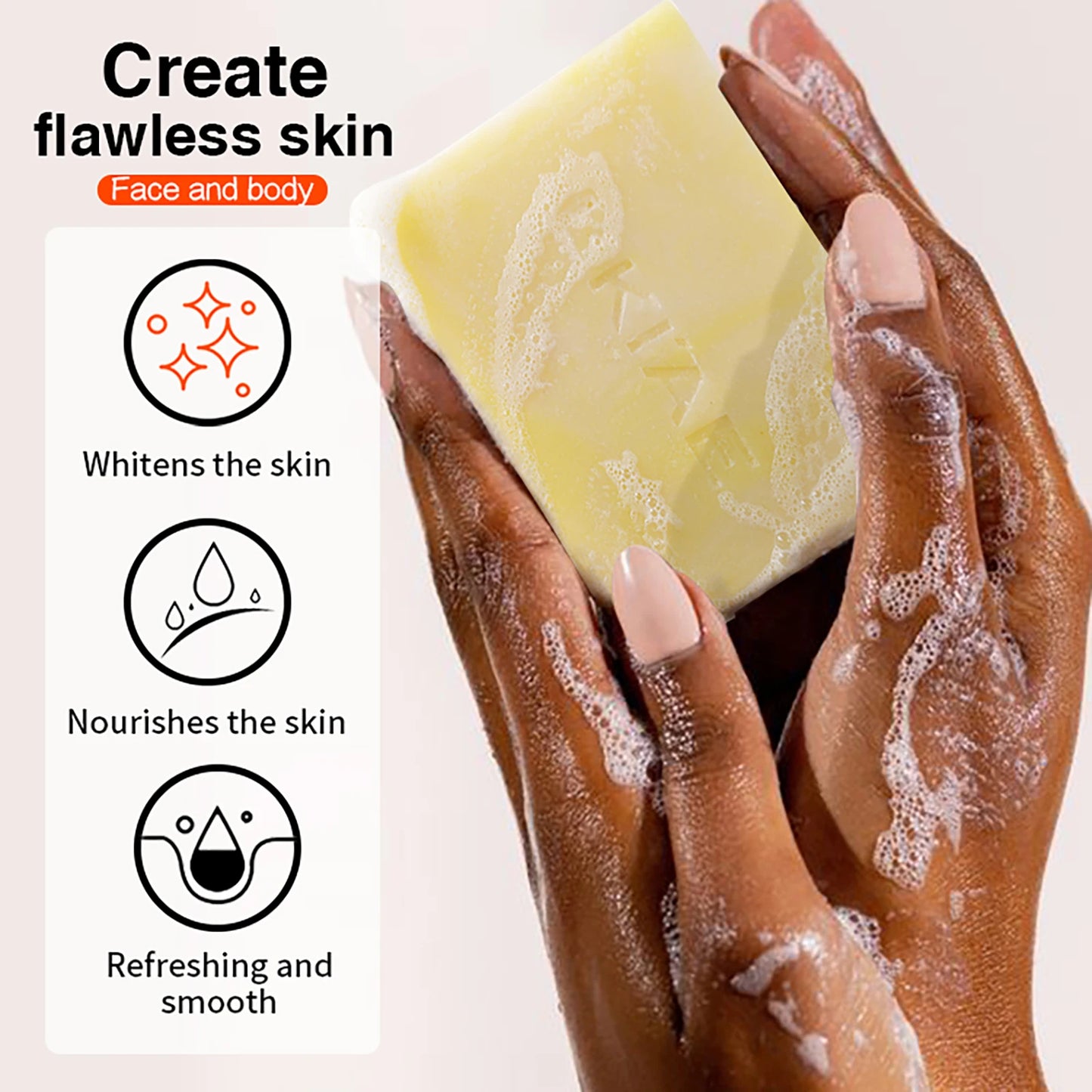 Face Organic Whitening Bar Handmade Soap For The Skin