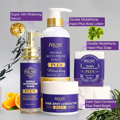 Glutathione PLUS Skin Care Set, Advanced Lightening Lotion