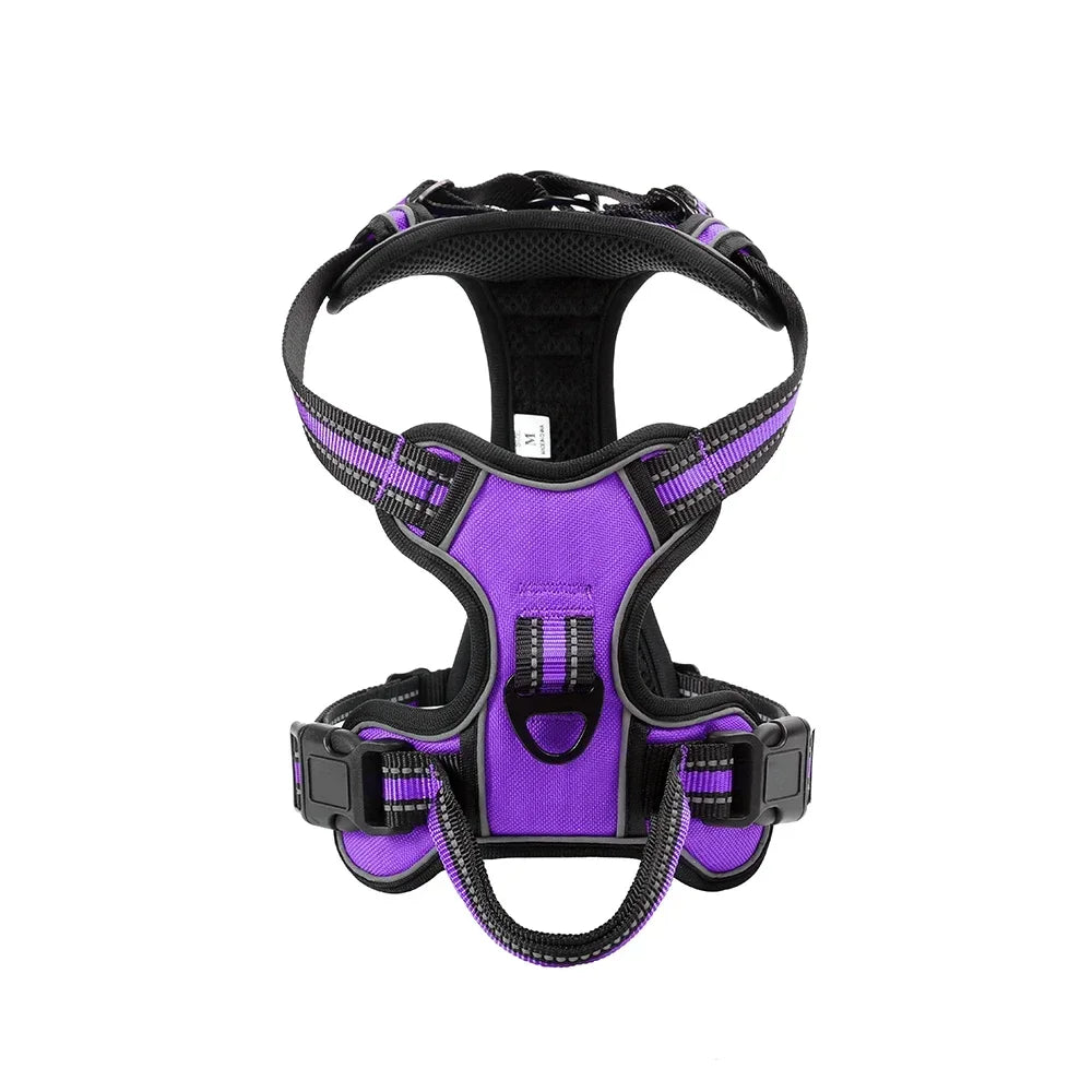 Adjustable Nylon Pet Dog Reflective Harness Leash