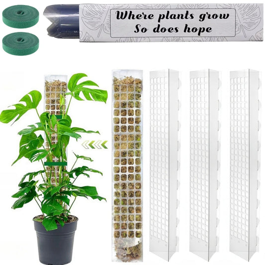 Moss Pole Plastic Plant Stand