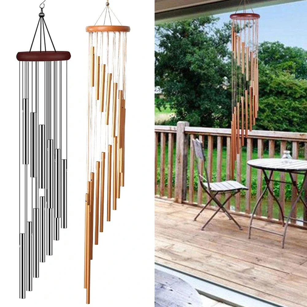 Aluminum Alloy Wind Chimes with Hook  Bells