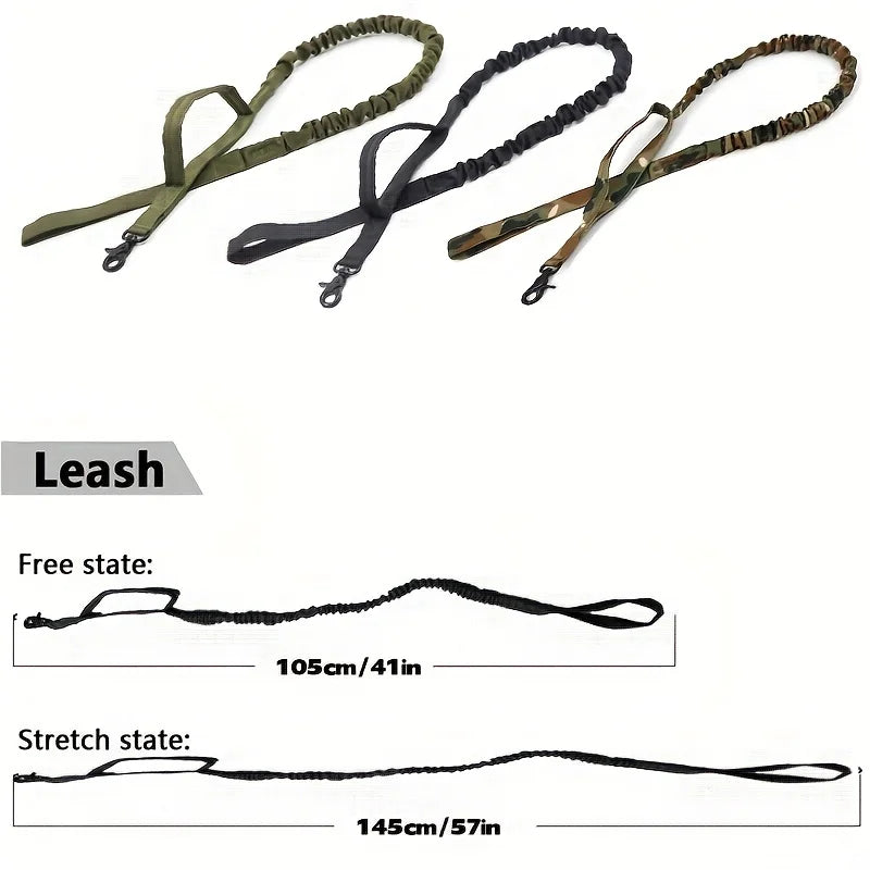 Pet Tactical Rope Leash Retractable