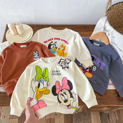 Fashion Cartoon Printed Children Hoodies