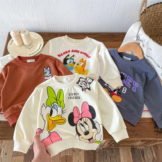 Fashion Cartoon Printed Children Hoodies
