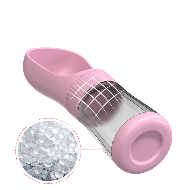 2 In 1 Portable Pet Dog Water Bottle
