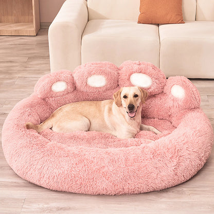 Fluffy Dog Bed – Soft & Breathable Pet Sofa Basket