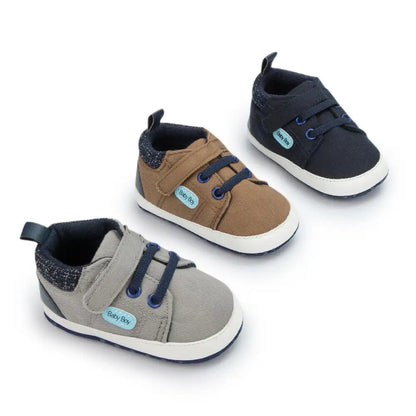 Newborn Baby Solid Color Canvas Shoes
