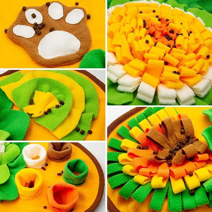 Pet Dog Interactive Slow Food Mat Training Educational Toys