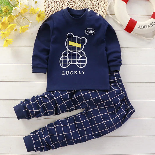 Autumn Sleepwear Pajamas For Boys