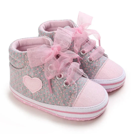 Infant Wearable Toddler Girls Canvas Shoes