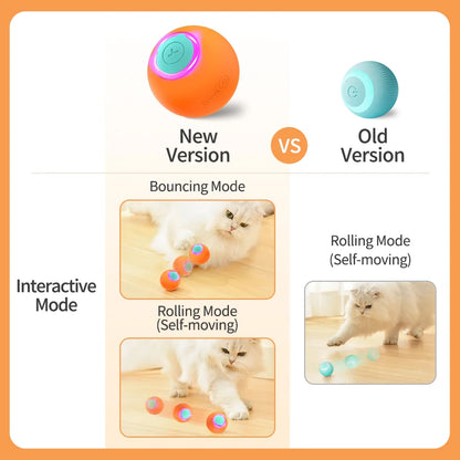 Smart Pet Cat Bouncing Automatic Rolling Ball Toy