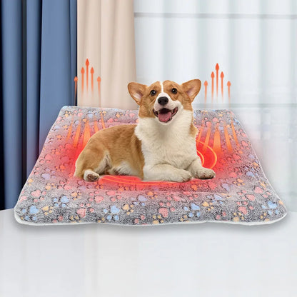 Flannel Thickened Dog Bed Mat Soft Pet Sleeping Mat for Dogs Cats