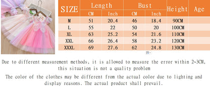 New Colorful Chiffon Baby Girl Princess Dress