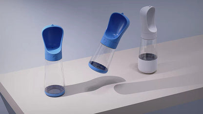 2 In 1 Portable Pet Dog Water Bottle