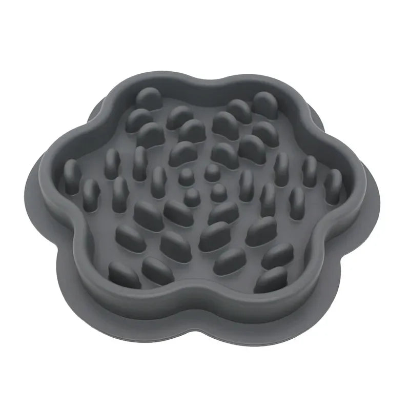 Pet Cat Dog Slow Food Bowls With Suction Cup