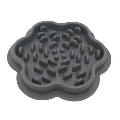 Pet Cat Dog Slow Food Bowls With Suction Cup