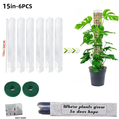 Moss Pole Plastic Plant Stand