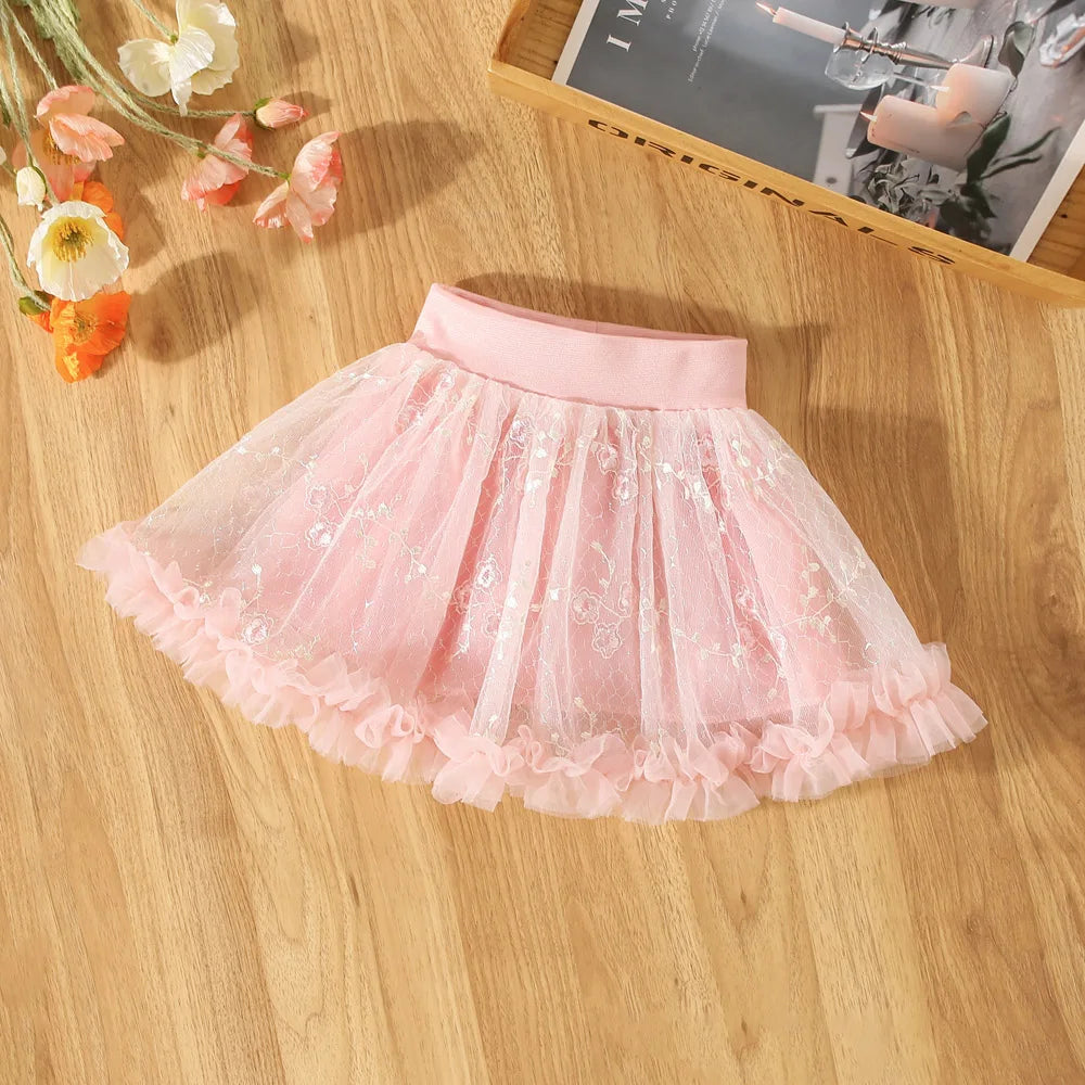 Baby Girl Sweet Versatile Short Skirt