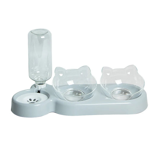 Elevated Pet Cat Feeders Durable Bowls