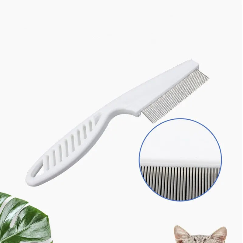Flea Comb Dog Cat Hair Removal Brush