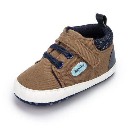 Newborn Baby Solid Color Canvas Shoes