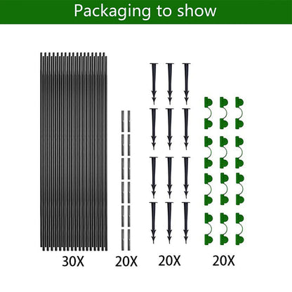 30Pcs Garden Hoops for Netting Tunnel