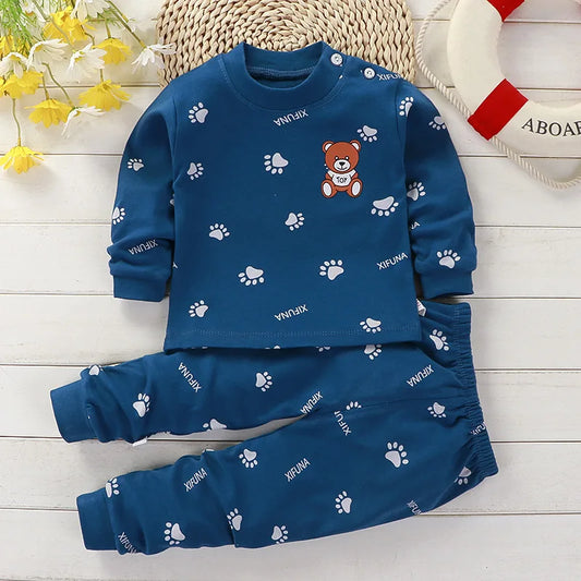 Sleepwear Pajamas For Boys Long Sleeve