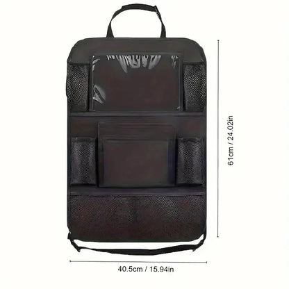 Car Back Multi Pocket Storage Bag with Tablet Holder
