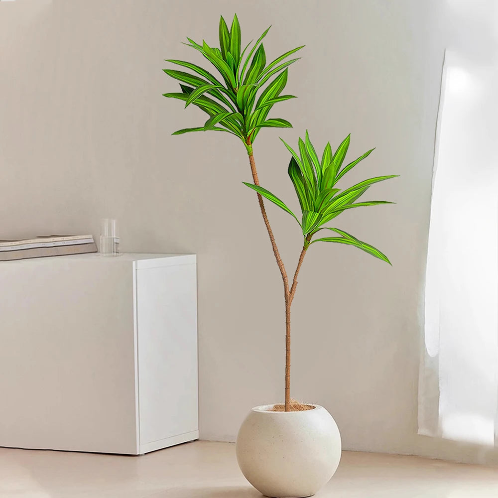 Large Artificial Tropical Plants Fake Green Leaves