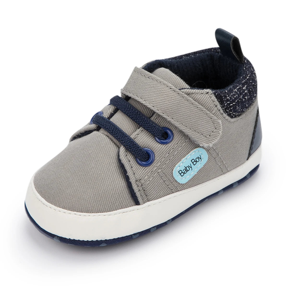 Newborn Baby Solid Color Canvas Shoes