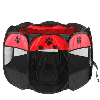 Cats and Dogs Delivery Room | Foldable Octagonal Pet Playpen Tent